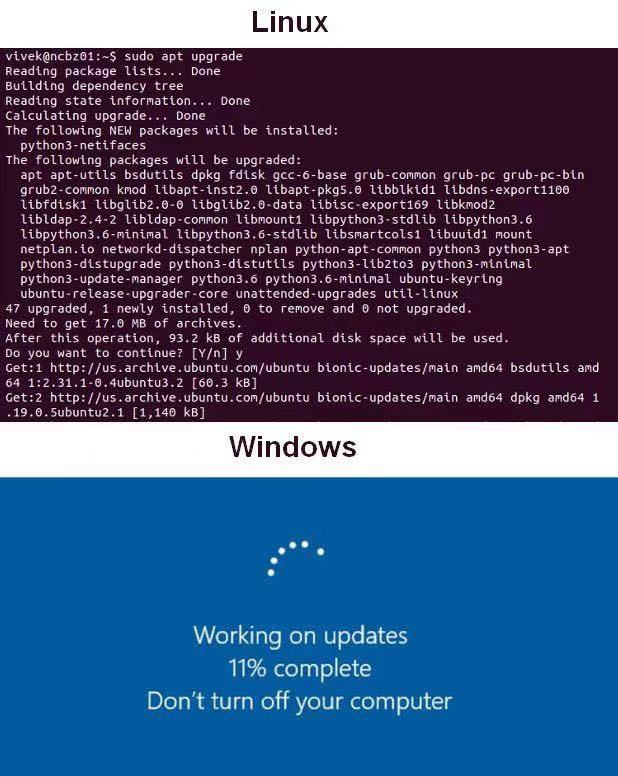 linux_deepin's tweet photo. Linux never beats around the bush.😎
#Linux #Windows https://t.co/YvRahnveNo
