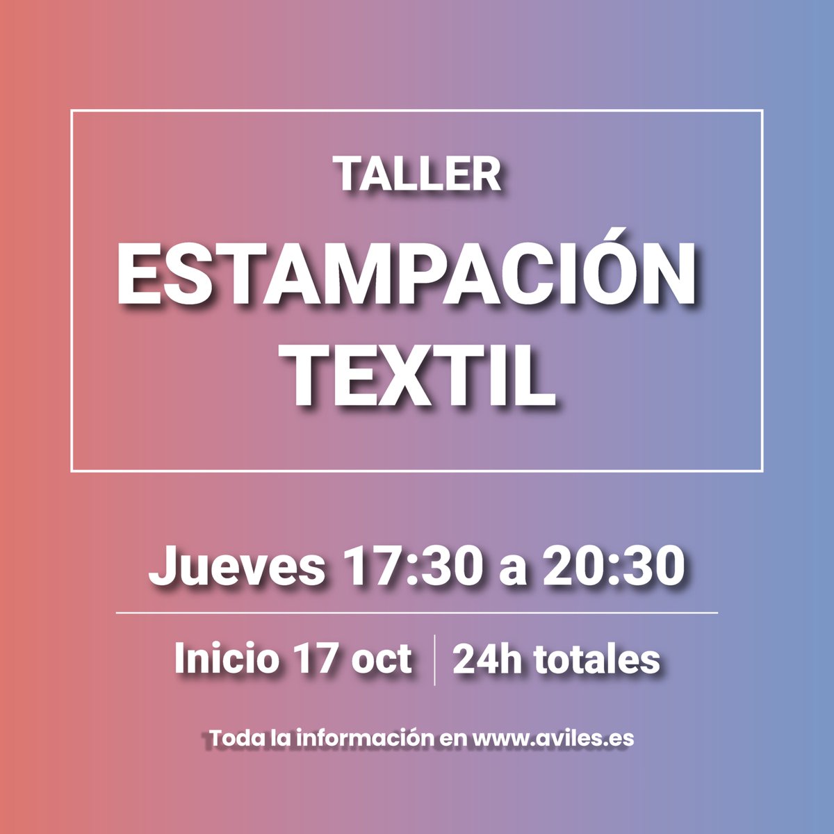Si te interesa la estampación textil y la serigrafía en la XXXIX edición de AUPA tenemos un curso perfecto.