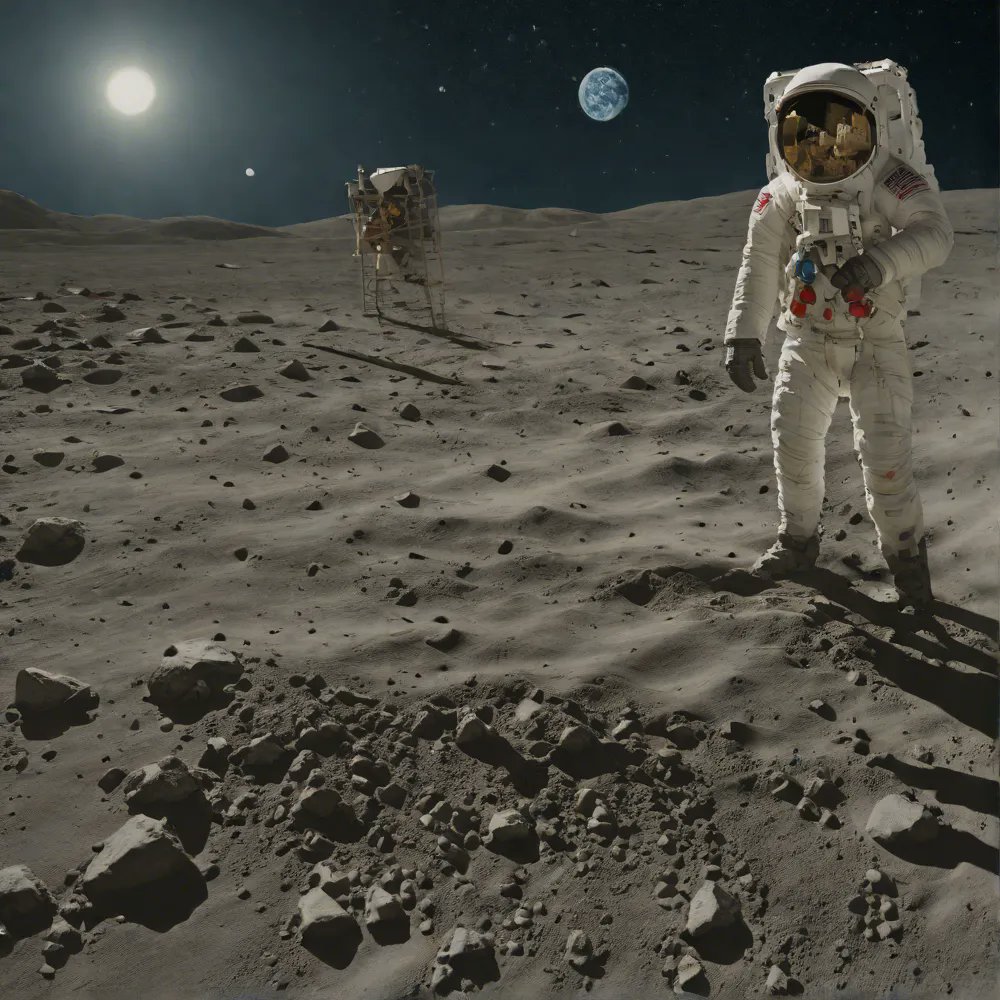 Open beta Deflatoken image generator using artificial intelligence.  Prompt used to generate this image "astronaut on the moon hdr"

 We will continue working to improve the tool and our ecosystem.  

Try it for free
deflatoken.wixsite.com/deflatoken/ai-…