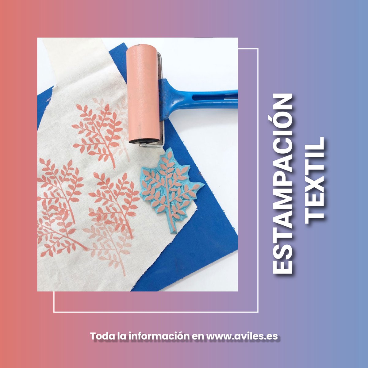AvilesCultFact's tweet photo. Si te interesa la estampación textil y la serigrafía en la XXXIX edición de AUPA tenemos un curso perfecto. https://t.co/W1XAojG422