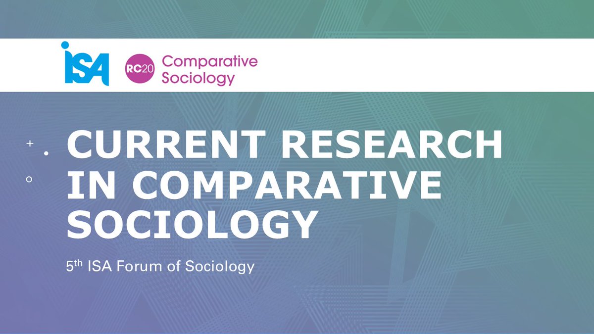 ISA RC20 Comparative Sociology tweet media
