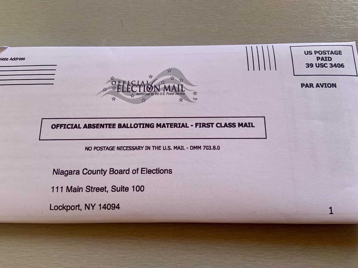 Proud to send my ballot in today. I may not live in the US anymore but I still care what happens to it &amp; I still have the right to vote. It feels like everything is at stake, again. But I remain hopeful and I’m doing my part. Also, f@ck that racist, rapist, treasonous cheetoh.