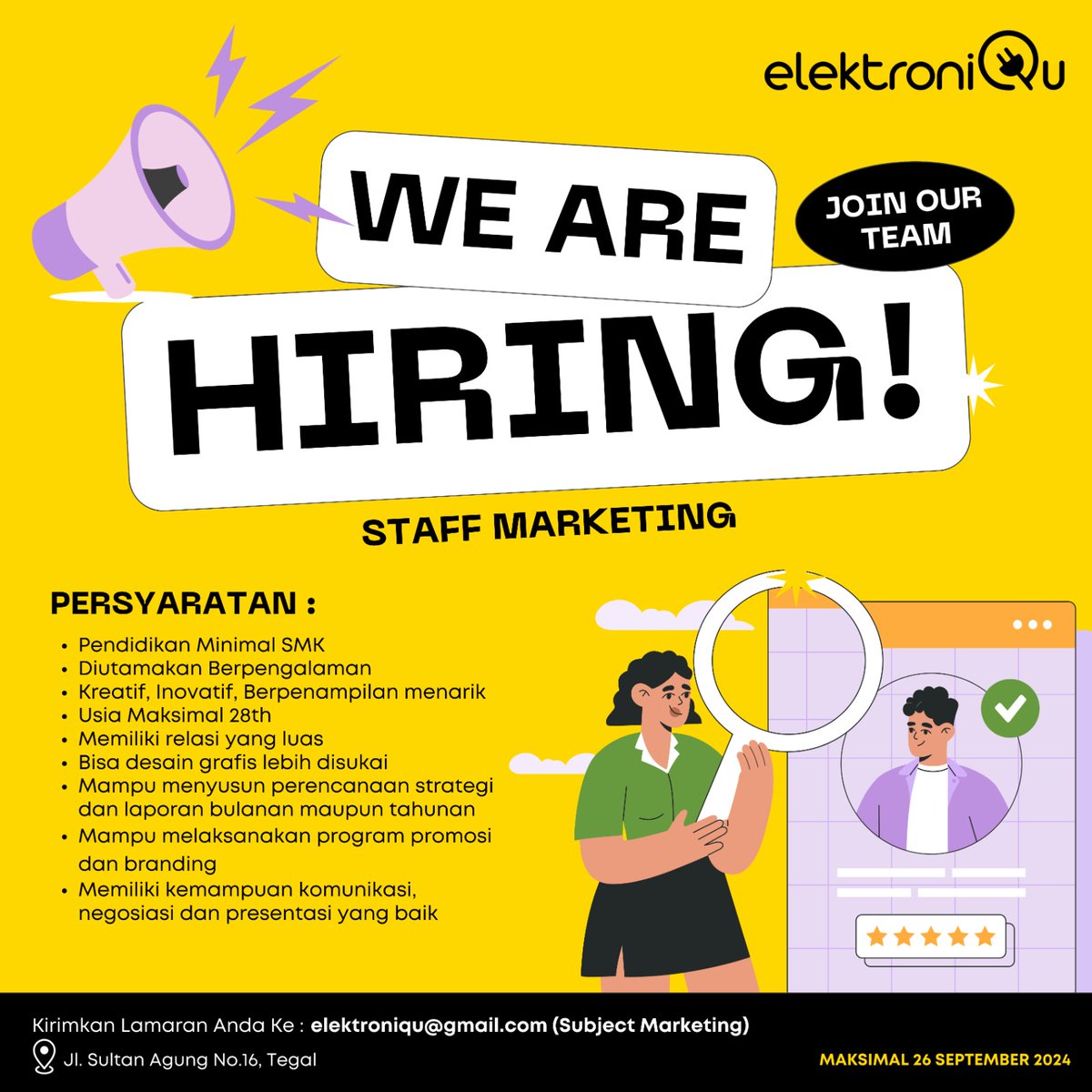 loker_tegal's tweet photo. #lokertegal https://t.co/BsZ2RPEANg