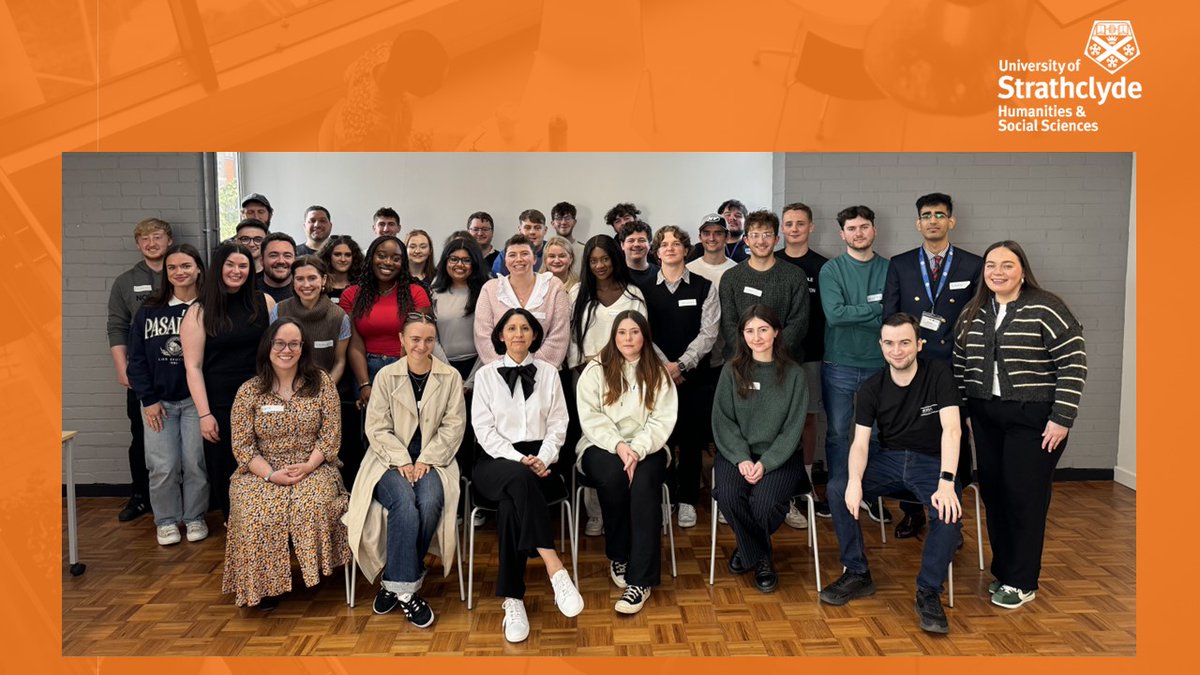 RogeliaPC's tweet image. Delighted to welcome our new MSc Diplomacy and International Security students! Great to meet everyone and thank you to our alumni for coming in to share advice and tips for the year ahead.
@DiploStrath @StrathHaSS @StrathHum