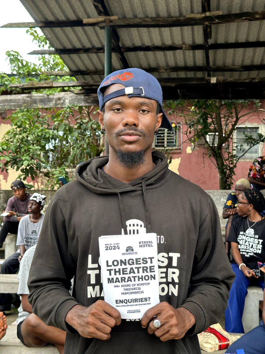 DabPlayhouse's tweet photo. 7 days to the longest theatre marathon 😭😭😭 #longesttheatremarathon #dabplayhouse #calabar #efcc #bbnaija2024 #wizkid #nasboi #toto #agopalace #asake #400m #asherkine #chosen #davido #diddy #festac #hamsterkombat #dualipa #lilkesh #victorolatunji #mrbeast https://t.co/TU9J2fPOT3