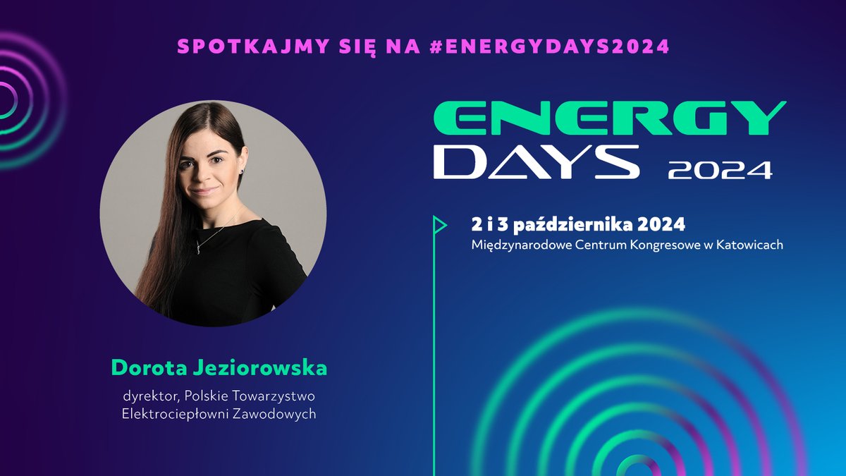 PTEC_'s tweet photo. W terminie 2-3 X w Katowicach odbędzie się jedno z najważniejszych wydarzeń w branży energetycznej #Energy_Days 🔥⚡#PTEZ jest jednym z partnerów wydarzenia 👍 W #Energy_Days wezmą udział przedstawiciele #PTEZ, w tym dyrektor @D_Jeziorowska #energetyka #ciepłownictwo #konferencja https://t.co/bPDeOS1W26