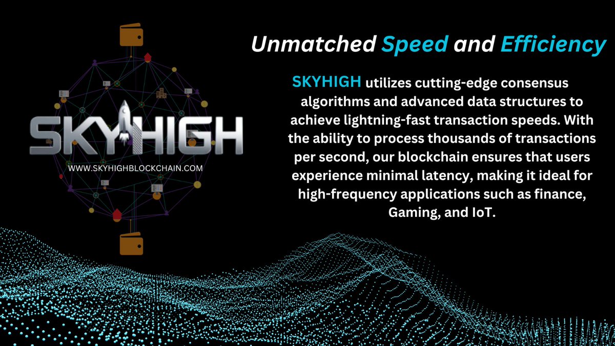 skyhigblockchan's tweet photo. Experience unmatched speed and efficiency with Skyhigh Blockchain. 🚀 #blockchain #crypto #innovation https://t.co/rIS7rzHAAr