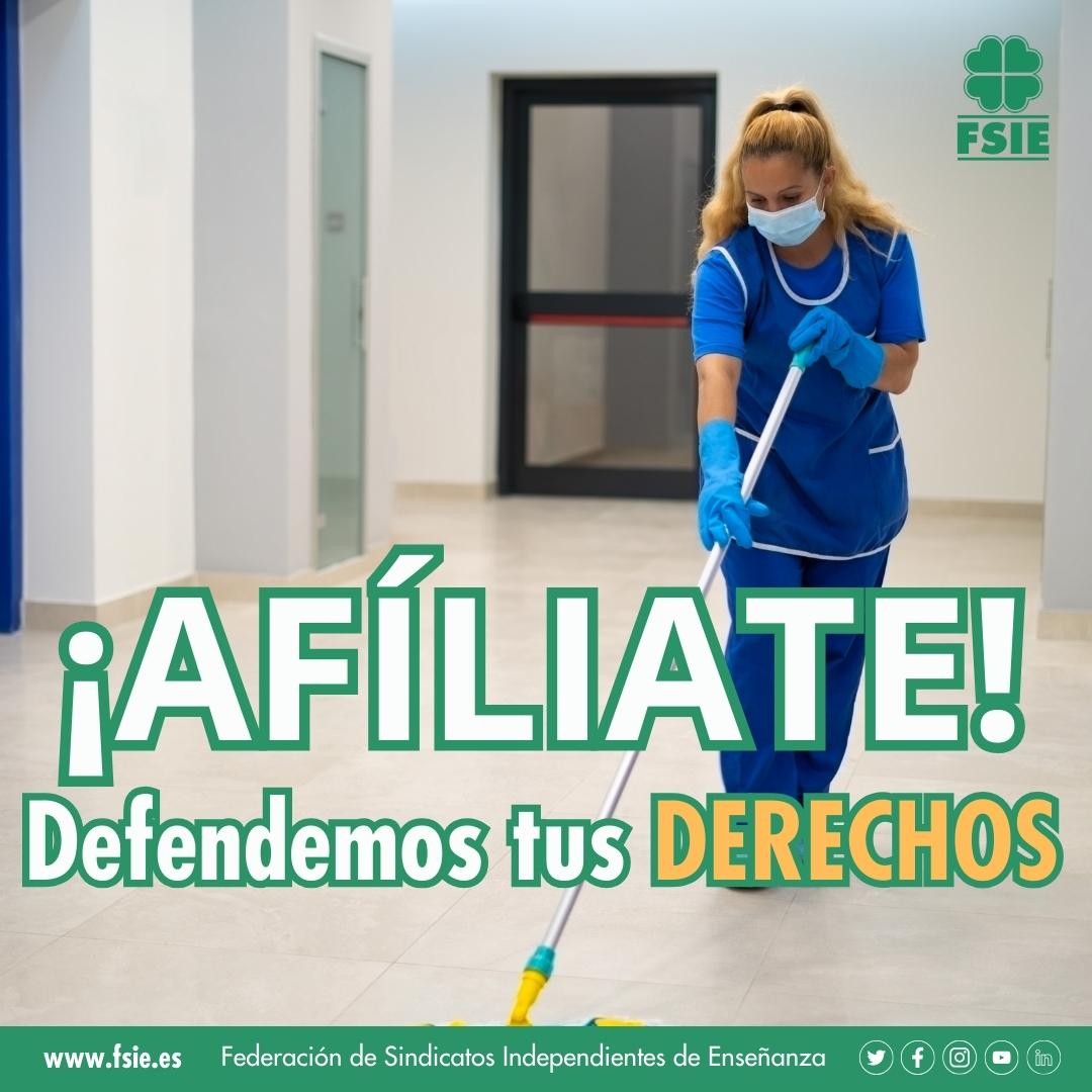 FsieRioja's tweet photo. FSIE La Rioja con el Personal de Administración y Servicios (PAS).
#SomosFSIE #EligeFSIE 🍀 https://t.co/GT8TUA5Sau