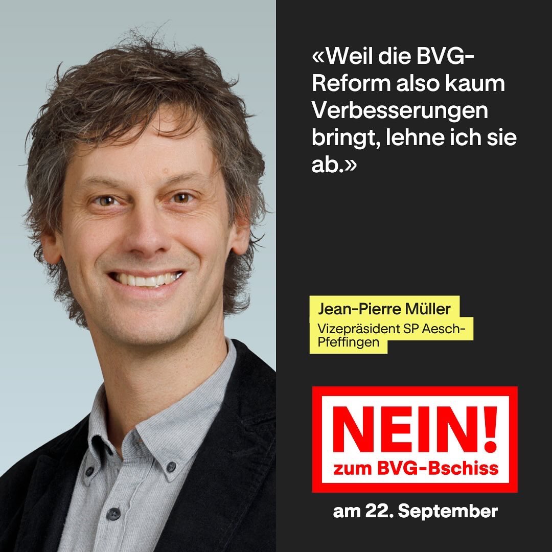 SPAeschPfeff's tweet photo. Noch bis am Sonntagmorgen kann man die Abstimmungs- und Wahlunterlagen direkt bei der Gemeinde einwerfen. Wir empfehlen ein klares Nein zur BVG-Reform. https://t.co/bpZIOhfMmi