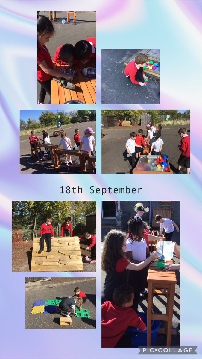 Lots of outdoor learning in the sun 🌞