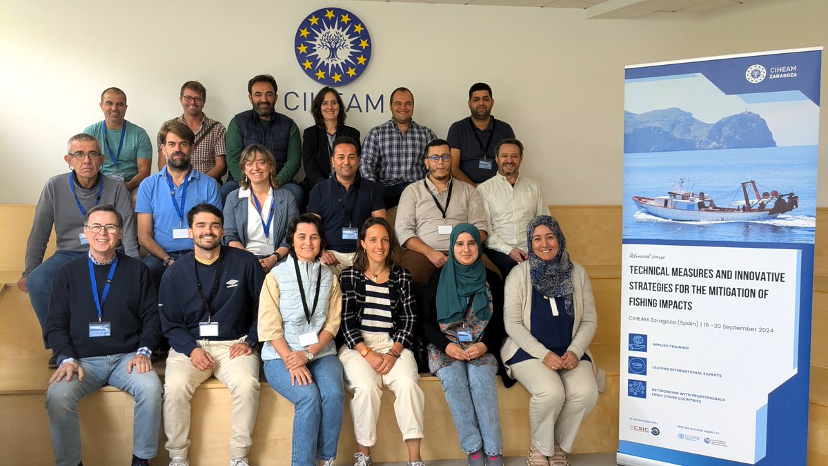 CIHEAMZaragoza's tweet image. 🙌Kudos to the participants of our international course on the mitigation of fishing impacts. Thank you for your contributions and hard work this week!

Ready to haul the net🐟😉

#FishingImpactMitigation #CollaborativeEffort