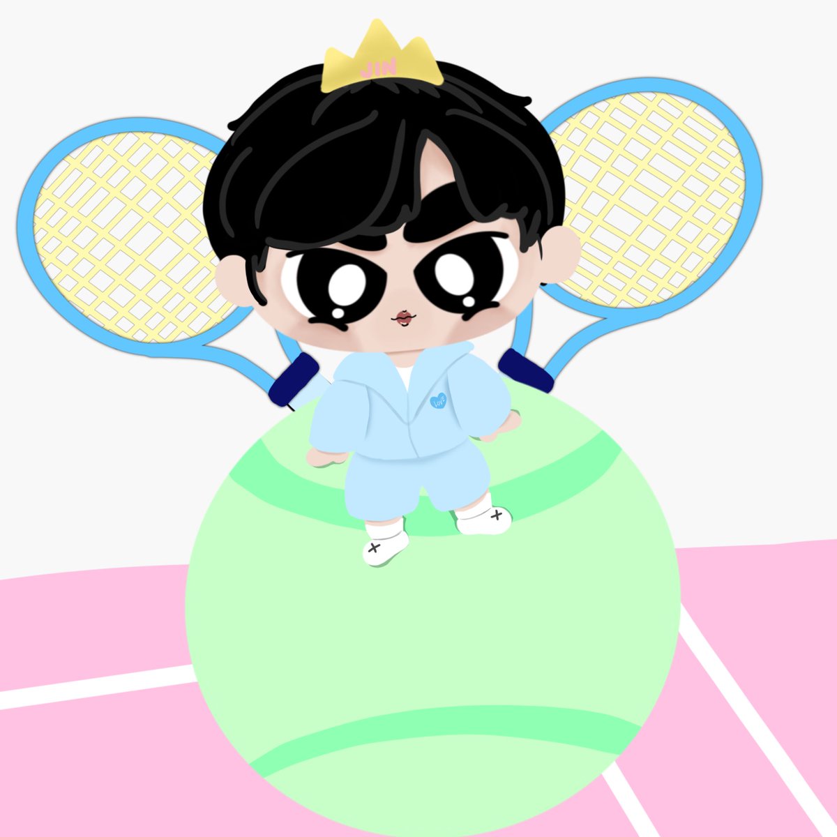 Iovelycutiejin's tweet photo. PRINCE OF TENNIS JIN

#RunJin
#RunJin_EP6
#JIN #진 https://t.co/8jpsEQDLFm