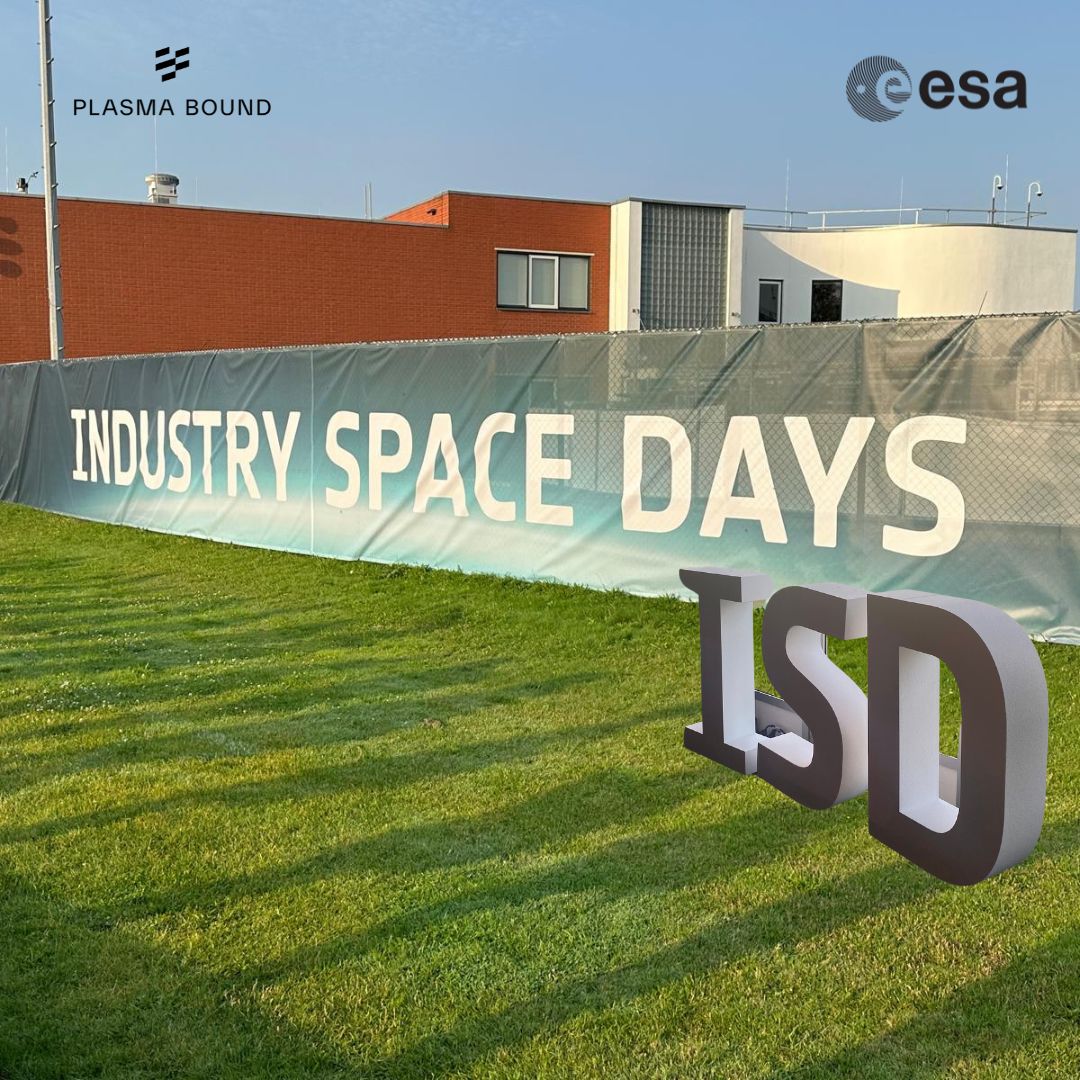 Our Commercial team, Xavier &amp; Abhilasha, had a great day at ESA ISD with exciting meetings &amp; potential projects! 🚀 They’ll be there today—connect with us or visit: plasmabound.com 🌟
#isd2024esa  #spaceindustry #SpaceExploration