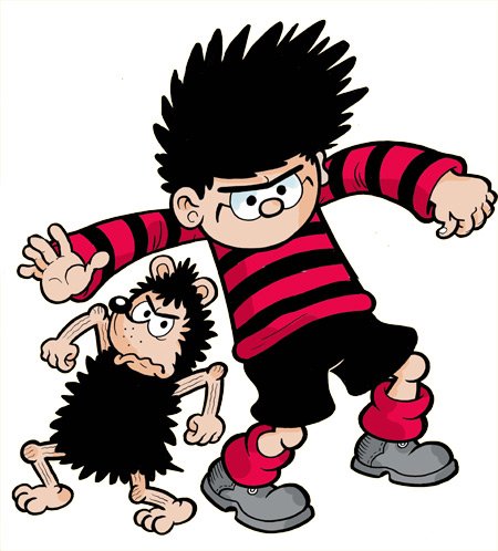 ❤️🖤📖 This week marks 50 years since Dennis the Menace and Gnasher graced the front cover of <a href="/BeanoOfficial/">Beano</a> for the first time, replacing Biffo the Bear and officially becoming the magazine's third and current mascots. #TheBeano #Dundee