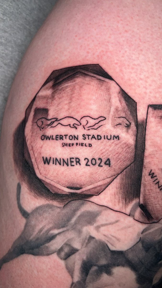 New additions to my leg sleeve, hopefully one more session and that’s me finished 😍❤️#RoadRage #greyhoundracing <a href="/RomfordDogs/">Romford Stadium</a> <a href="/OwlertonRacing/">Owlerton Racing</a> <a href="/GreyhoundBoard/">GBGB</a> @greyhound_star