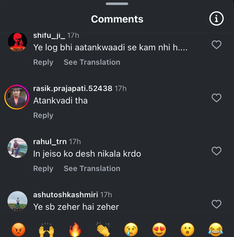 meeeiiir's tweet photo. This self styled Hindutva extremist Journalist is wandering since yesterday in Kashmir. She is making people speak those things that will in turn create trouble for them. Her comment section is full of genocidal comments towards kashmiris. Stay Alert from her. 
#Kashmir https://t.co/ecIg0GPwR9