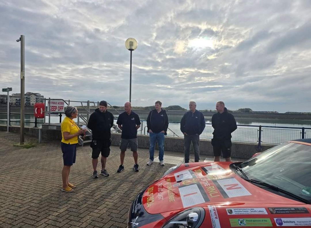 On Monday 16 September we were visited by Belinda and James Richardson who are driving a Porsche 911 around the UK in 911 hours, visiting all 238 RNLI lifeboat stations in that time. 
To read more &amp; donate to their challenge click below 👇
 rnli-911challenge.co.uk