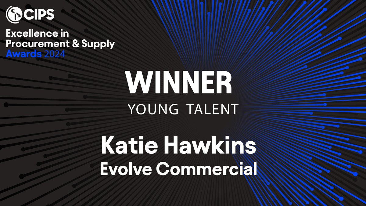 cipsnews's tweet image. Well done Katie Hawkins of Evolve Commercial – our Young Talent award winner of the year! Judges admired Katie’s great work in challenging diversity norms, including leveraging her influence to tackle economic inequality