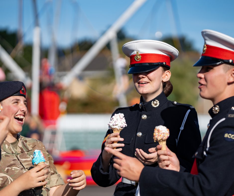 SeaCadetsUK's tweet photo. Last weekend, our royal marines cadets and volunteers proudly represented Sea Cadets at the Royal Marines Families Weekend in Lympstone. 🎉 It was an incredible event full of energy and excitement, as cadets took part in the parade and enjoyed the festivities.👏💚 https://t.co/0mSwWKGuBI