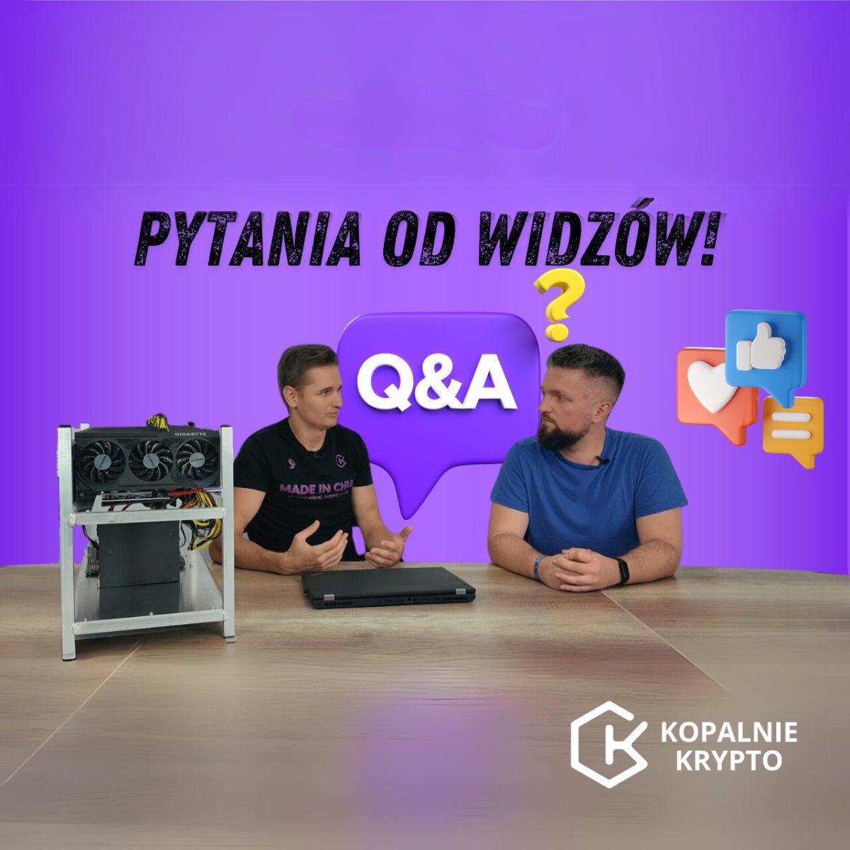 🎥Dziś na tapet wjeżdża Q&amp;A z @Konradem Duszyńskim, CEO projektu Kopalnia Krypto, który wyjaśnia, dlaczego koparka GPU to świetny sposób na rozpoczęcie przygody w świecie kryptowalut. 

youtube.com/watch?v=EW0Tqe…

#KopalnieKrypto #koparkiKryptowalut