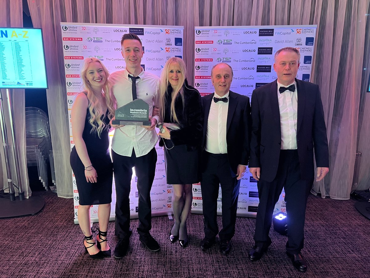 KandSMcKenzie's tweet photo. Today is #GBFamilyBizDay and we are proud to have been a family business for over 50 years.
Here’s a throwback to us proudly receiving our in-Cumbria Family Business of the Year award!
#FamilyBusiness #FamilyValues #Proud #Over50Years https://t.co/ikQRNmlbEv