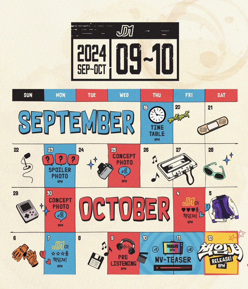 jd1_official's tweet photo. JD1 3rd Digital Single Album
[책임져]

Timetable

🥽 2024.10.12 6PM(KST)

#JD1 #제이디원
#책임져 #JD1_책임져