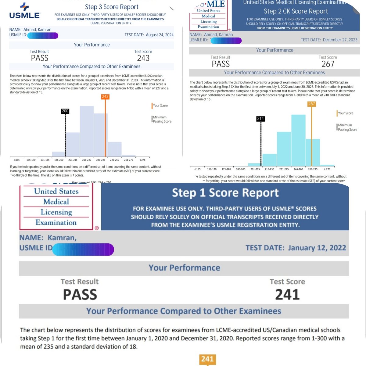 Kamran Ahmad, MD (@drkamikhan123) on Twitter photo After 3 years of hard work, ups and downs, I'm finally done with USMLE!
๐ Step 1 โ๏ธ
Step 2 CK โ
Step 3 โ๏ธ.
Grateful for the journey and now onto the next big step: The Match! ๐ฉบ๐ผ
#USMLE #MedTwitter #FutureMD #Match2024
<a href="/ProjectImg/">Project IMG โข</a> After 3 years of hard work, ups and downs, I'm finally done with USMLE!
๐ Step 1 โ๏ธ
Step 2 CK โ
Step 3 โ๏ธ.
Grateful for the journey and now onto the next big step: The Match! ๐ฉบ๐ผ
#USMLE #MedTwitter #FutureMD #Match2024
<a href="/ProjectImg/">Project IMG โข</a>