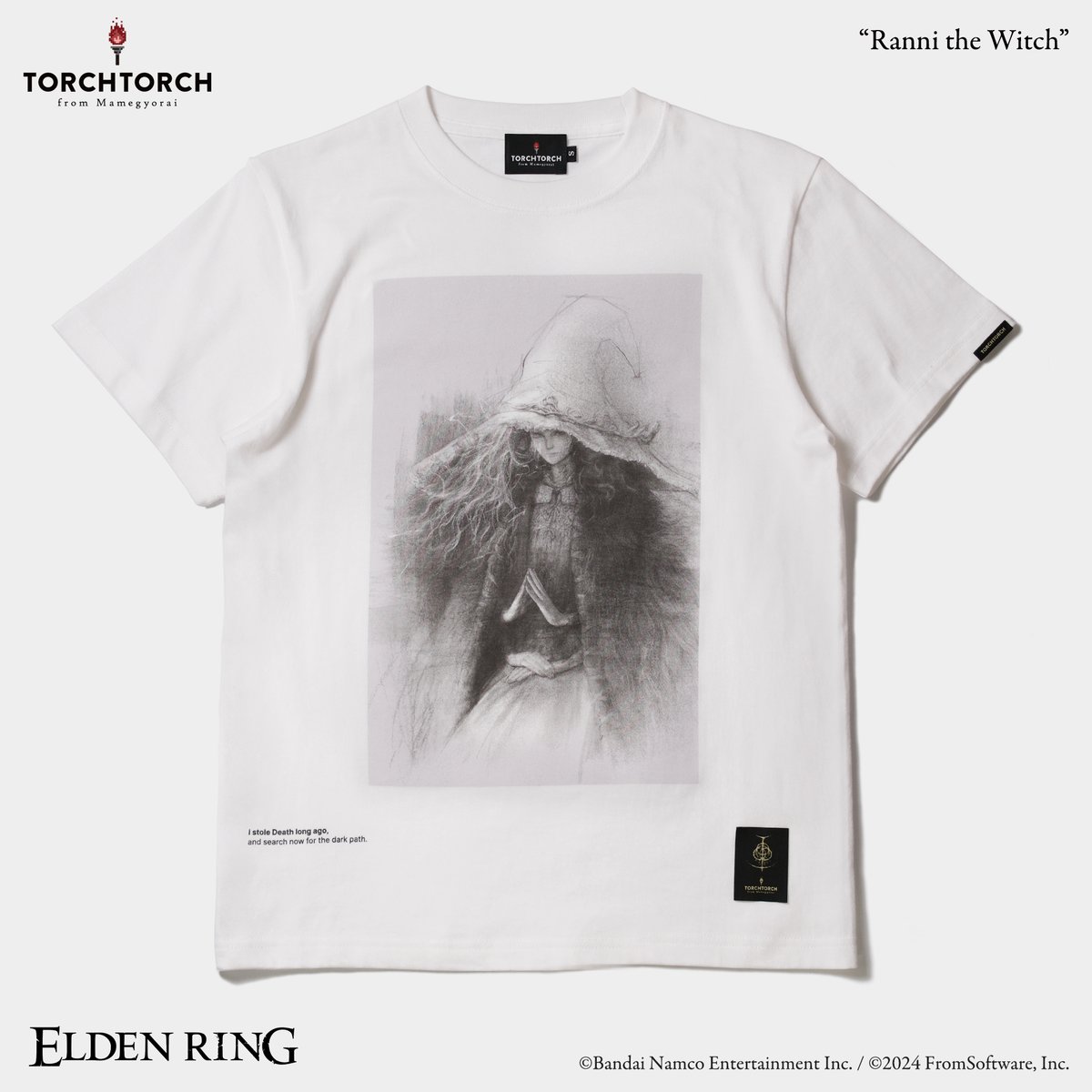 TGS2024 新作先行販売】 『ELDEN RING』より「魔女ラニ」のTシャツが