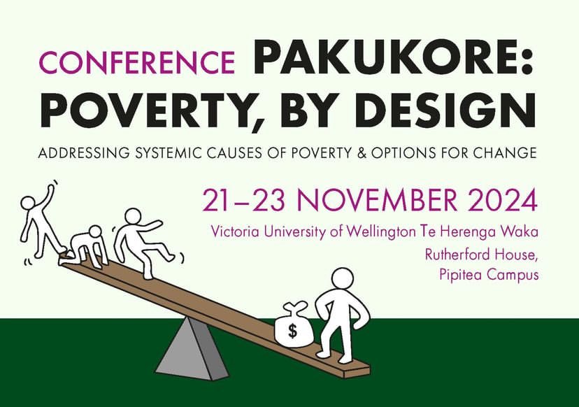 SRCNZ's tweet photo. We’re excited to share that registrations for Pakukore: Poverty, by Design are now open! The conference will address systemic poverty in Aotearoa NZ.

Our fantastic speakers include leading researchers and people with experience on the front lines of poverty reduction. https://t.co/H8joiXzkbR