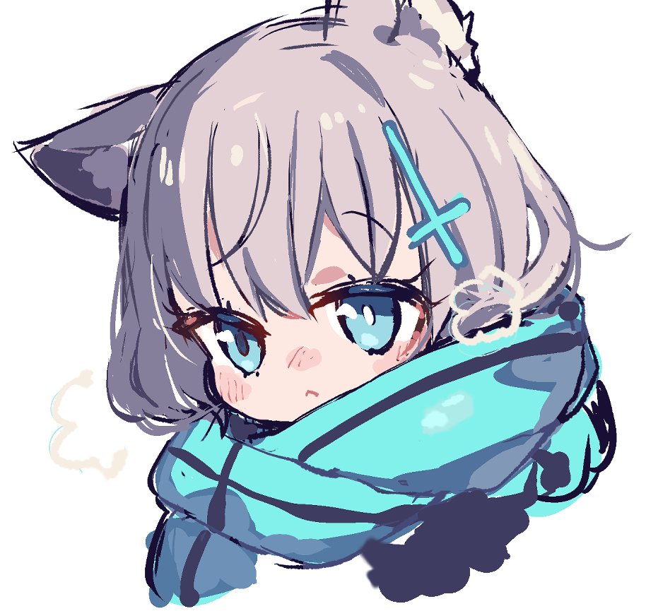 砂狼シロコ(ブルアカ) 「」|すきのイラスト