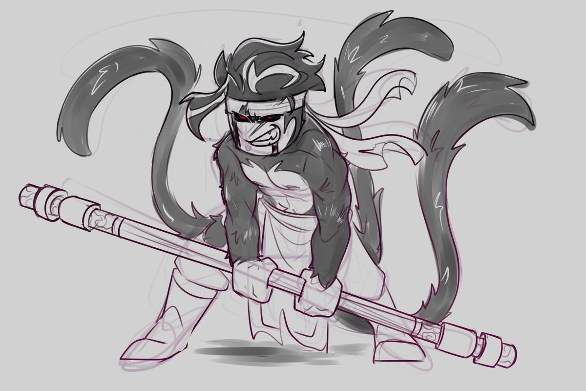 SwagginMun's tweet photo. [ #LEGOMonkieKid / Doodles ] 

Warmup from last night 🤪 https://t.co/GJ6TY4kLVH