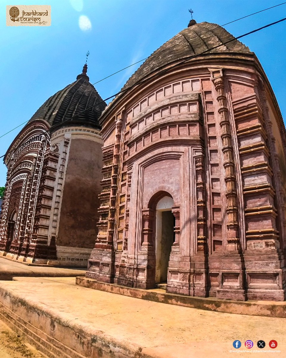 VisitJharkhand's tweet photo. #Maluti, known as the "Village of Temples" in Dumka, Jharkhand, is home to #ancient terracotta temples built by the Baj Basanta dynasty. With intricate carvings, it showcases Jharkhand's rich #cultural and #architectural heritage.
#ExploreJharkhand #visitjharkhand https://t.co/MW7A6ERBGt