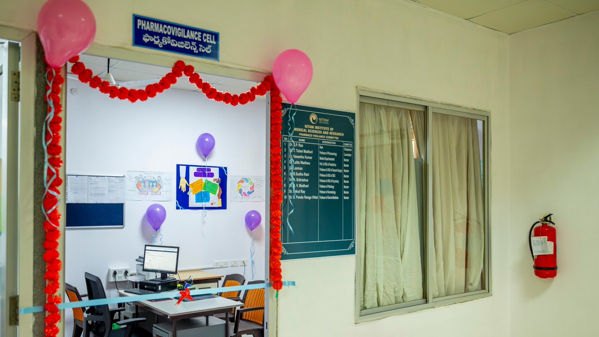 GITAM_msr's tweet image. #GIMSR Inaugurates ADR Monitoring Centre during National #Pharmacovigilance Week 2024
@GITAMUniversity 

#HealthcareInnovation #Pharmacovigilance #GIMSRExcellence #HealthcareSafety #ADRMonitoring  #MedicalCollege #MBBS #DeemedUniversity #GITAMUniversity #deemedmedicalcollege