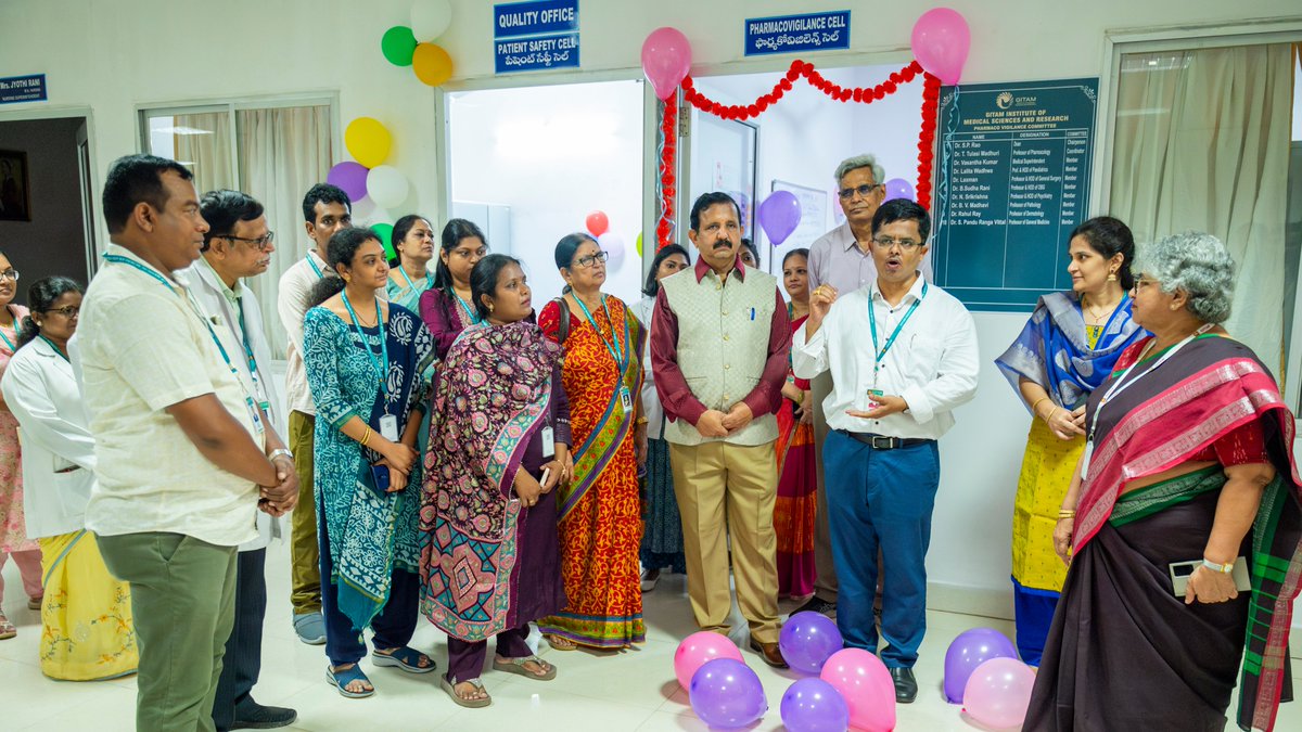 GITAM_msr's tweet image. #GIMSR Inaugurates ADR Monitoring Centre during National #Pharmacovigilance Week 2024
@GITAMUniversity 

#HealthcareInnovation #Pharmacovigilance #GIMSRExcellence #HealthcareSafety #ADRMonitoring  #MedicalCollege #MBBS #DeemedUniversity #GITAMUniversity #deemedmedicalcollege