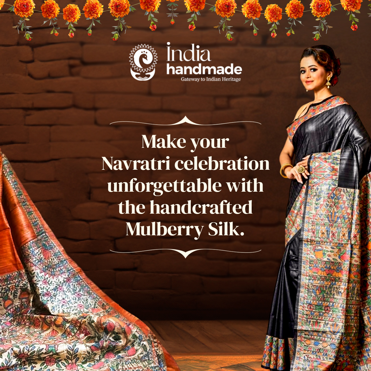 Indiahandmade_'s tweet photo. Elevate your #Navratri celebration with the exquisite beauty of #handcrafted #mulberry #silk. Wrap yourself in #luxury and #tradition as you dance the night away. The stunning collection at #Indiahandmade combines timeless elegance with vibrant #festive colours.

#vocal4handmade https://t.co/TyDWFtegPd