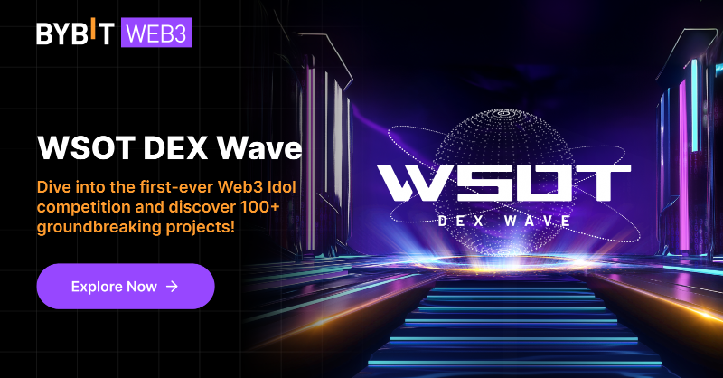 Bybit_Official's tweet photo. 🚀Join Bybit WSOT DEX Wave: The Ultimate Web3 Adventure with 1,000,000 MNT in Prizes!

🌟Shape Web3’s Future at WSOT DEX Wave with 100+ groundbreaking projects! 🌐 Click Explore Now to Join WSOT DEX Wave!

#WSOT2024 #DEXWave #Web3 #Trading #Crypto #Bybit