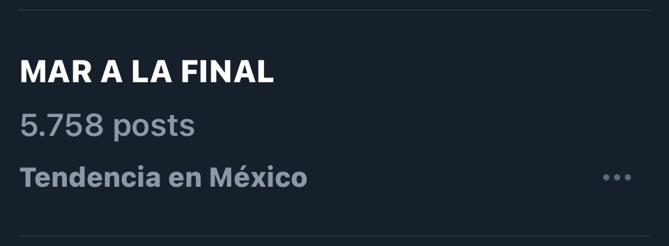 Respeten MAR A LA FINAL