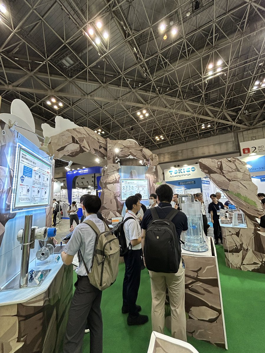 oval_corp's tweet photo. \ 「 #INTERMEASURE 2024(第31回 計量計測展)」 開催中です!/
オーバルブースの様子をお届け! https://t.co/6rPUMCLTdf