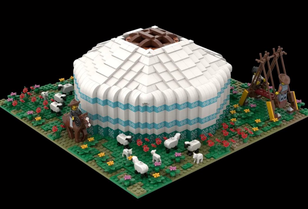 turkicplanet's tweet photo. Need Yurt lego set https://t.co/lPdh5D5BrA