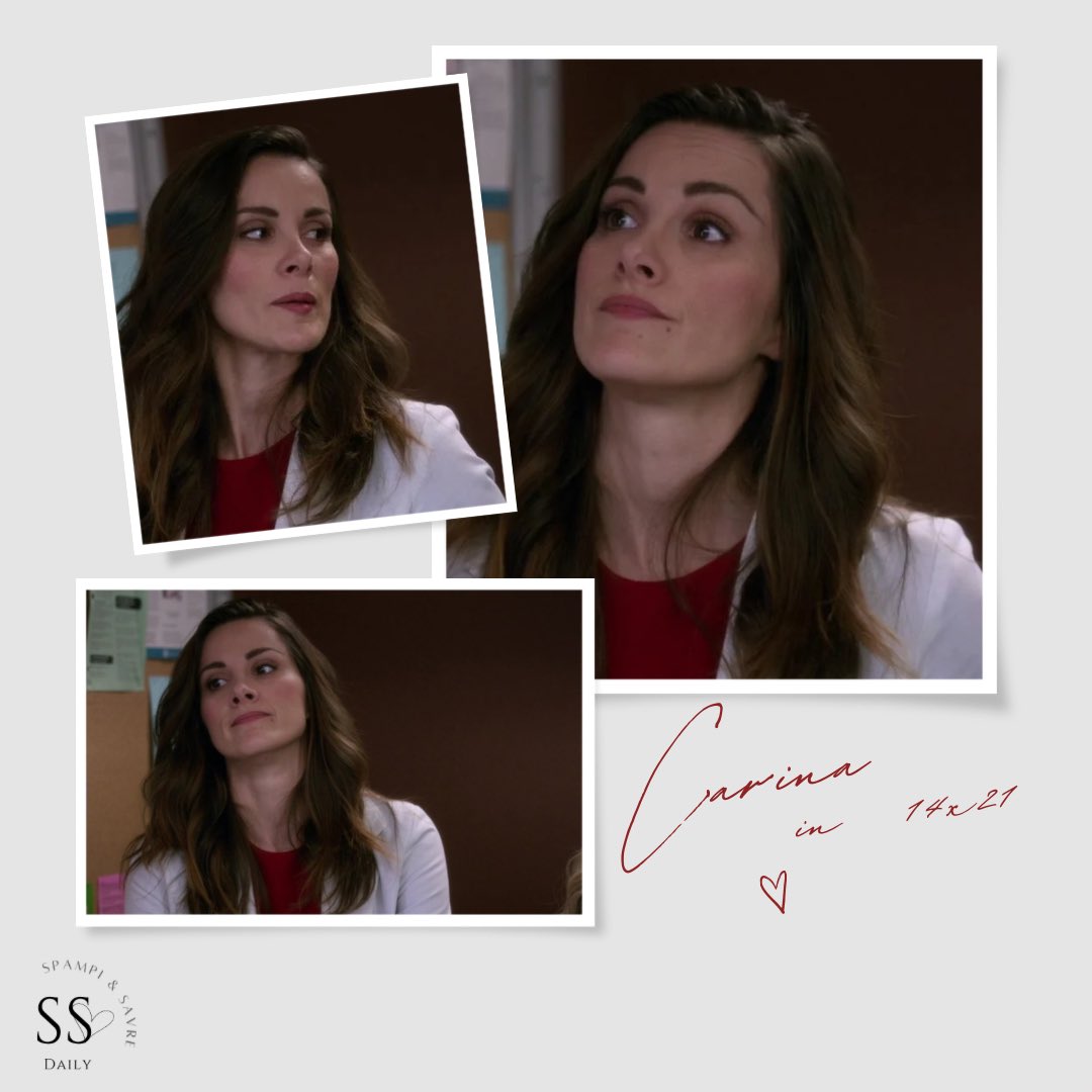 spampsavredaily's tweet photo. Carina in 14x21!
@spampistefania
#greysanatomy #carinadeluca #stefaniaspampinato #greys #carinadelucaedit #greysanatomyedit #greysedit https://t.co/DOfaHxG3hA