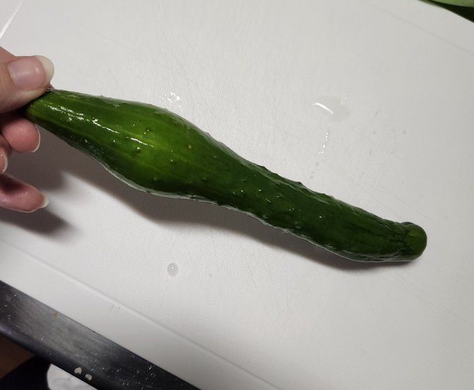 まってきゅうりに亀頭球できてる 