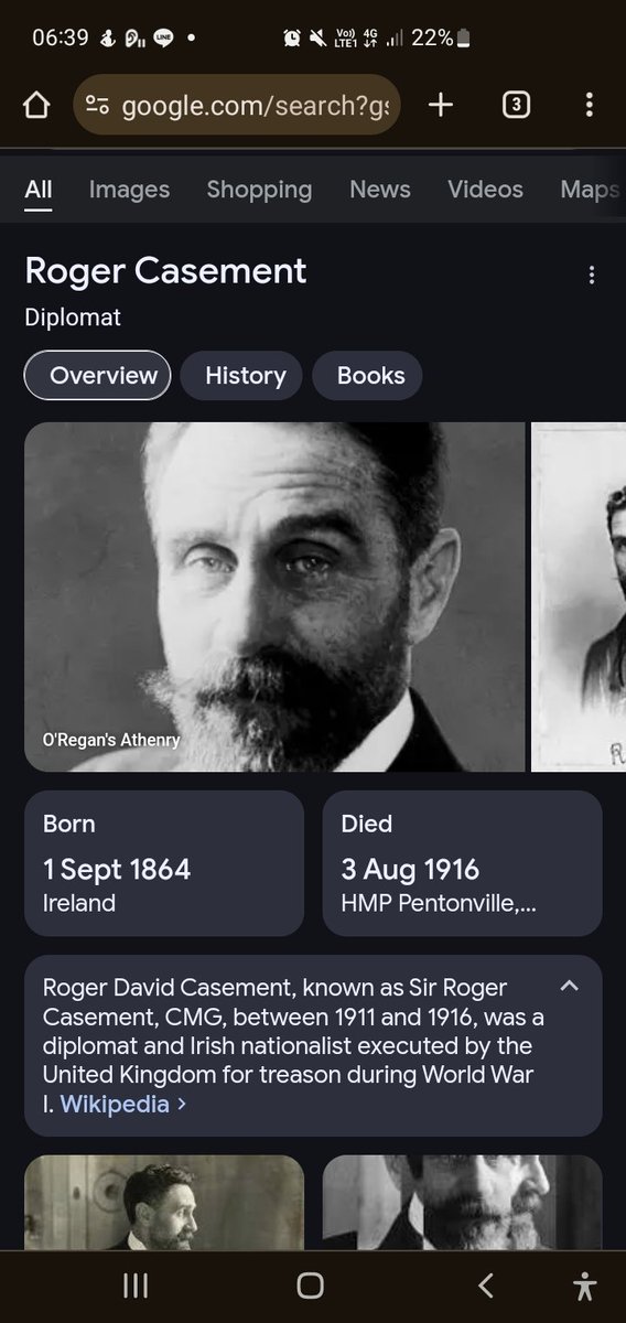 Roger Casement was Diplomat like <a href="/RoryStewartUK/">Rory Stewart</a> <a href="/FCDOGovUK/">Foreign, Commonwealth & Development Office</a>