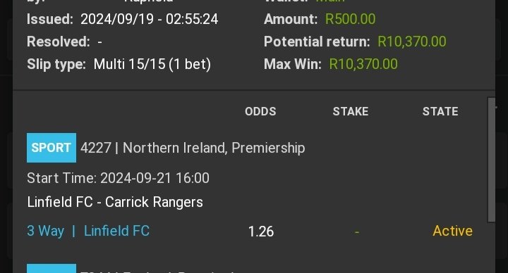 TebogoDieman's tweet photo. Let's hustle 🧘🏾‍♂️

From 21st

Kick off at 👉🏾16:00

Betslip code 👉🏾938440

Copy my betslip👉🏾https://t.co/wOqfe88nhs Book a bet https://t.co/936ovD6ETA

Join Easybets on the link below

Use promo code 👉🏾TEBOGO

To unlock R50 free voucher 🥂

Link 👉🏾https://t.co/nqYAMUP6ZN https://t.co/i9ixYcq05I