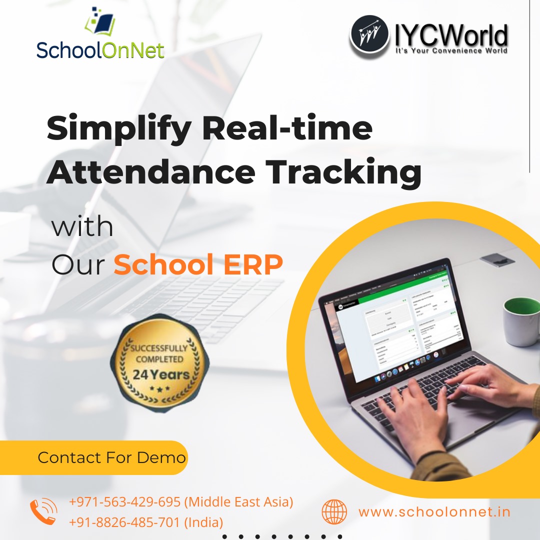 schoolonnet's tweet image. Stay informed about your Child’s Attendance in Real Time with our School ERP System. 
📷Contact us today: +91-8826-485-701 (India), +971-563-429-695 (Middle East)
📷Visit us: schoolonnet.in
#erpsoftware #schoolerp #erpschoolsoftware #schoolstaff #schoolmanagement