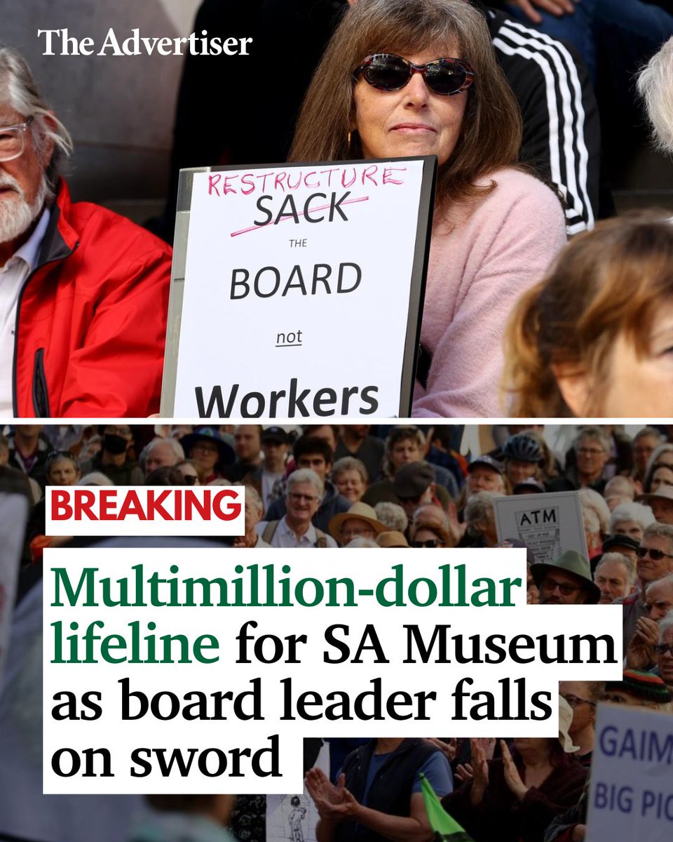 BREAKING: Controversial SA Museum plans that threatened research and staff have been scrapped, as the institution is thrown a multimillion-dollar lifeline.

🔗 See the details: bit.ly/3TyJuZB