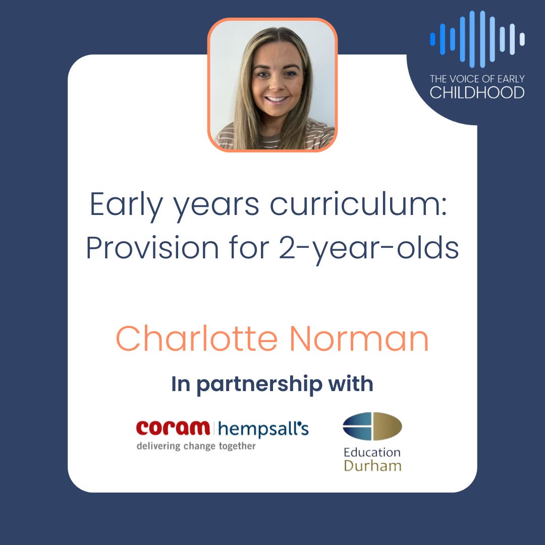 ➡️ A focus on meaningful contexts, sequenced learning, school leadership involvement and provision for 2-year-olds. 
Listen here ⬇️

l8r.it/rrfq

#Curriculum #EarlyYearsCurriculum #EYFS #EarlyYears #EarlyChildhood #Educators #2YearOldProvision #SeniorLeadership #TVOEC