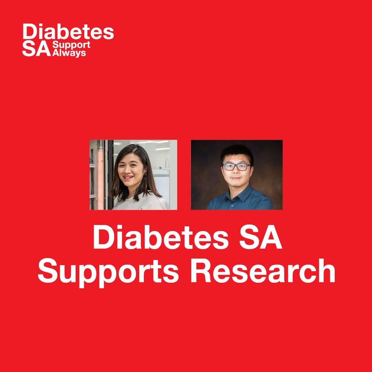 Diabetes SA is proud to be supporting two extraordinary researchers from The University of Adelaide who have been awarded nearly $2 million in funding from the Federal Government’s Medical Research Future Fund (MRFF). 
diabetessa.com.au/Web/Media/Diab…