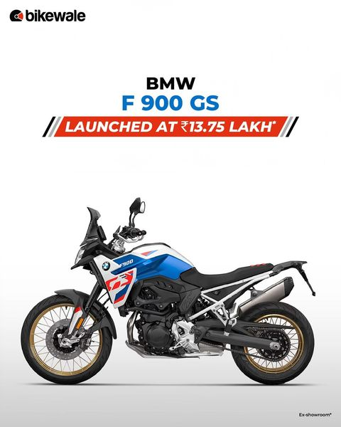 BikeWale's tweet photo. #BMWMotorrad has launched the #F900GS in India, priced at Rs. 13.75 lakh (ex-showroom). The motorcycle will be available as completely built-up units (CBU) and the deliveries will commence from October 2024.
#bmw #f900gs #bmwf900gs #bikewale #bwlaunch #bikes #motorcycles https://t.co/RxRfMAURnl