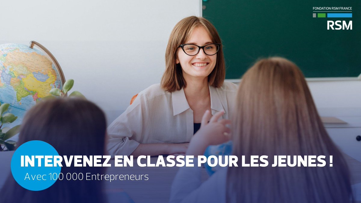 Fondation RSM (@fondationrsm) on Twitter photo 🎤 Partagez votre expérience à une classe de collégiens ou lycéens !
Avec <a href="/100000e/">100 000 Entrepreneurs</a>, partenaire de la Fondation RSM, inspirez les jeunes à croire en leurs ambitions !
Chaque collaborateur RSM a une histoire unique à raconter.
Pour participer : 👉 lnkd.in/eAX6SXw 🎤 Partagez votre expérience à une classe de collégiens ou lycéens !
Avec <a href="/100000e/">100 000 Entrepreneurs</a>, partenaire de la Fondation RSM, inspirez les jeunes à croire en leurs ambitions !
Chaque collaborateur RSM a une histoire unique à raconter.
Pour participer : 👉 lnkd.in/eAX6SXw