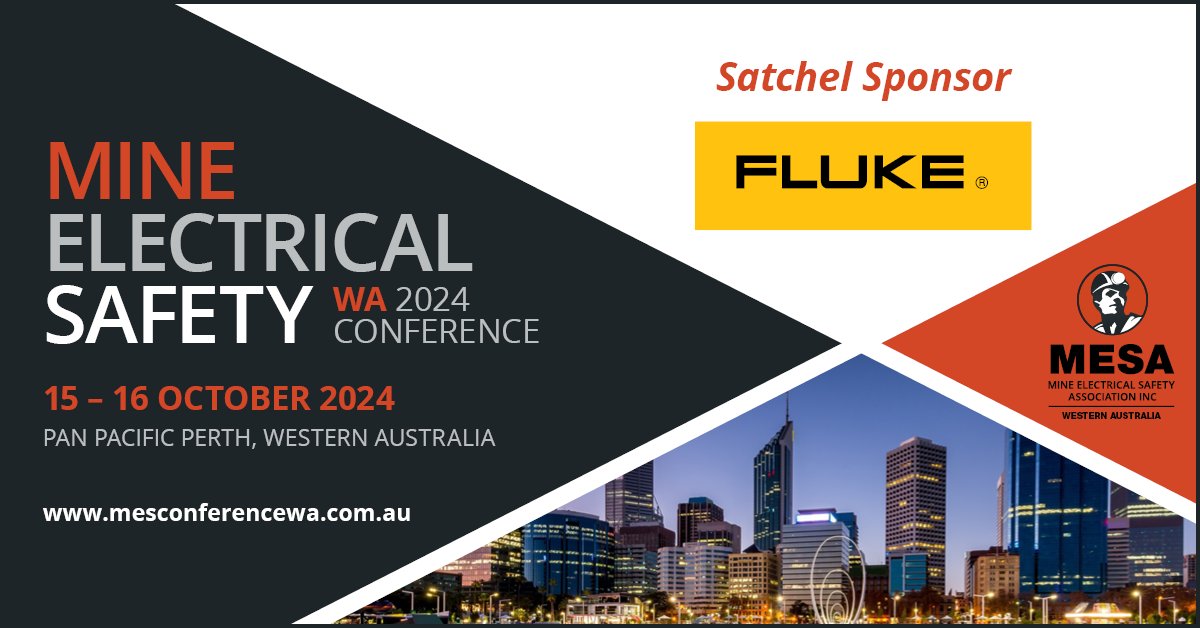 We welcome Fluke Australia to the Mine Electrical Safety Conference Western Australia as Satchel Sponsor. Register at mesconferencewa.com.au #energy #miningsolutions